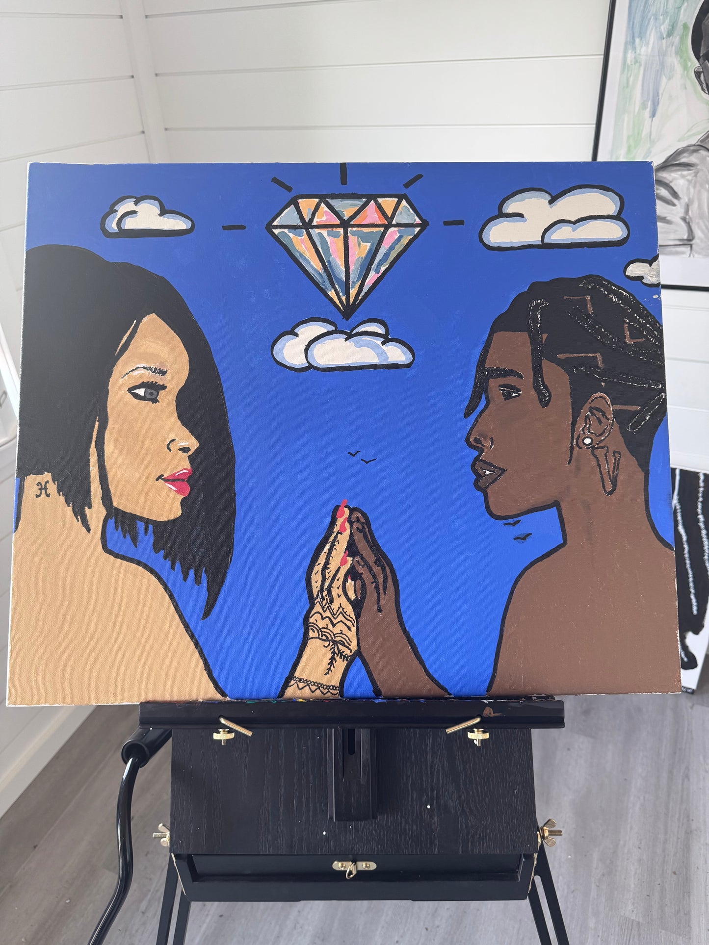 Diamonds 20 x 24 Original Painting