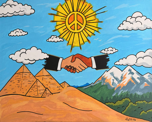 World Peace 24 x 30 Original Painting