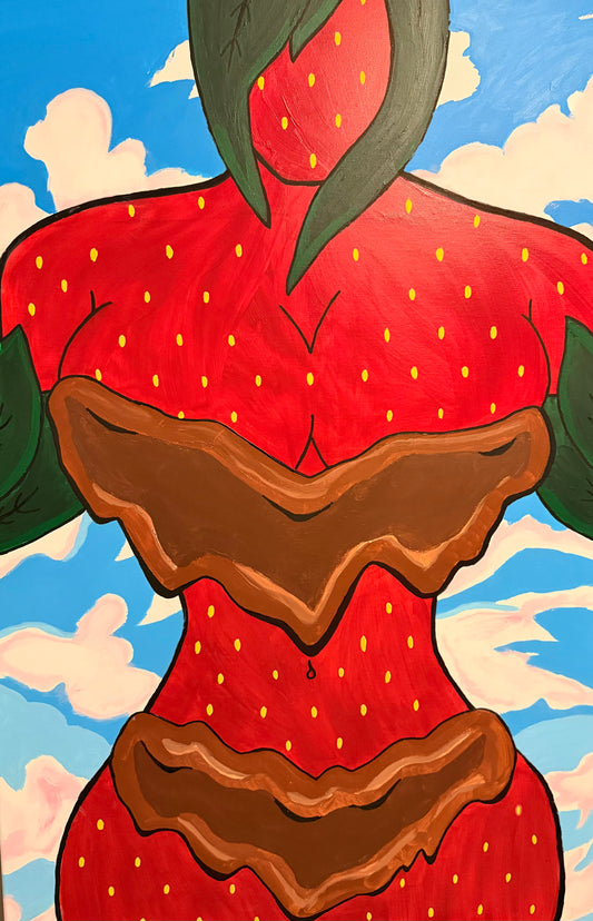 Dipped in Chocolate 24 x 36 Original Painting
