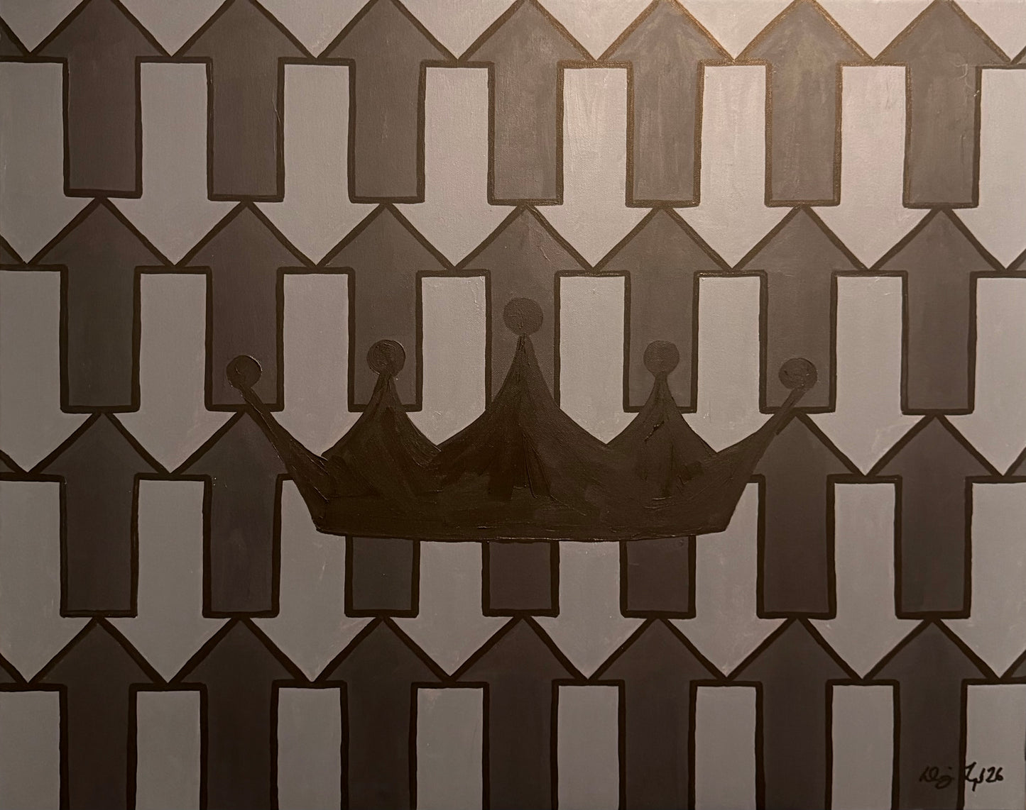 Upper Echelon 24 x 30 Original Painting