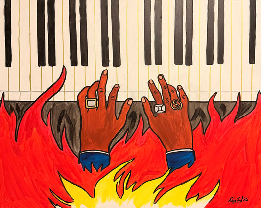 Trap Keys 24 x 30 Original Painting