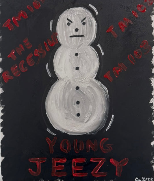 Jeezy The Snowman 20 x 24 Original Painting